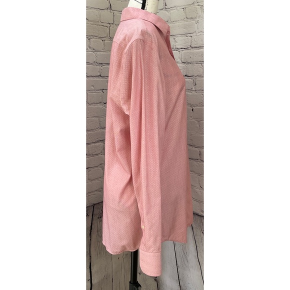 Banana Republic Men’s Standard Fit Non-Iron Pink Dress Shirt (Size M) - Picture 5 of 11